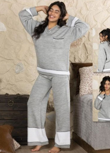 طقم تريكو عالي الجوده