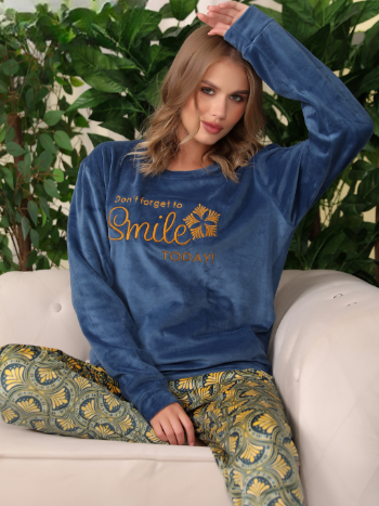 بيجامه قطيفه مبطنه