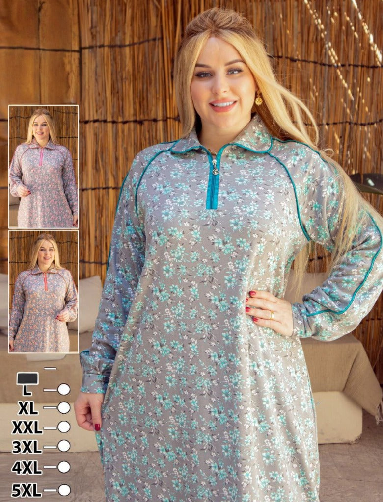 جلابيه قطن مبطن