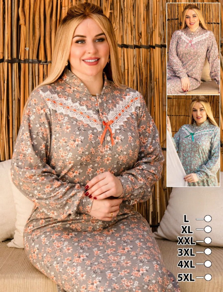 جلابيه قطن مبطن