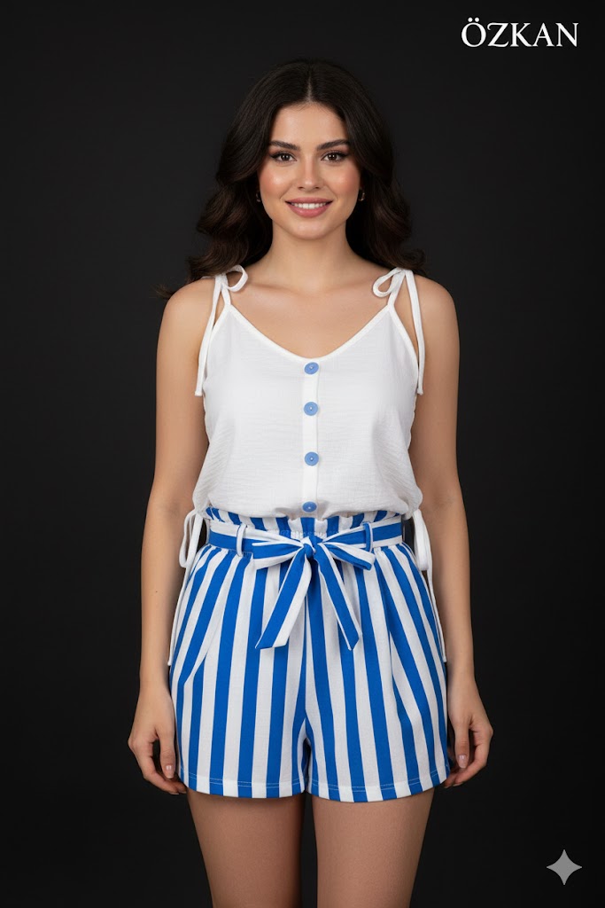 بيجامه شورت 2 قطعه